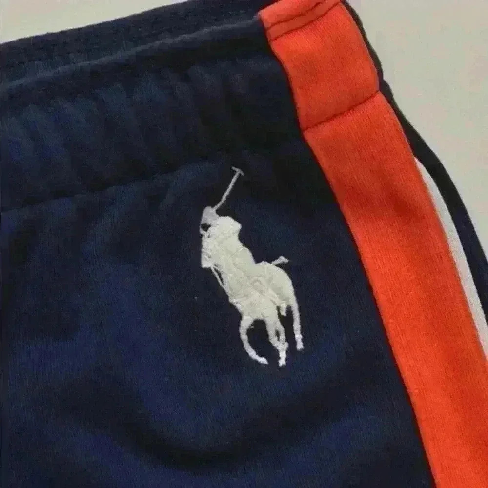 Polo Ralph Lauren Tracksuit Blue 2pc Set Mens Jacket XL Pants L - Picture 6 of 9